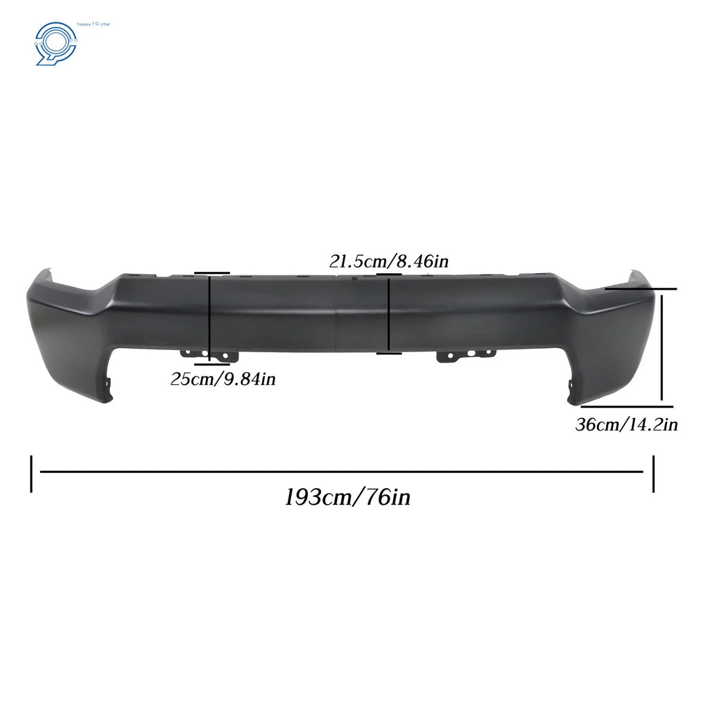 Split Front Bumper for Chevrolet Silverado 2500 HD 3500 HD (2020–2023) Black