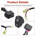 Diff Override Switch Wiring Harness Bypass Kit for Honda Talon 1000 (2019–2023)