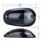 5X 264146BK Smoke/Amber Roof Running Light + Wiring Pack for Dodge Ram 2500 4500 (2003–2023)