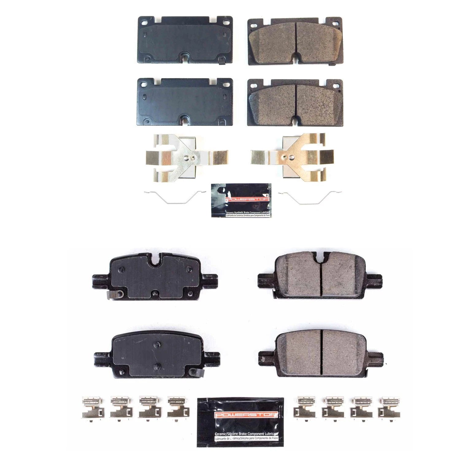 PowerStop Z23 Carbon-Fiber Ceramic Disc Brake Pads Kit for Colorado (2015–2023)