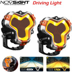 2X 3" LED Work Light Bar Pod for SUV Truck Jeep (2010–2023)