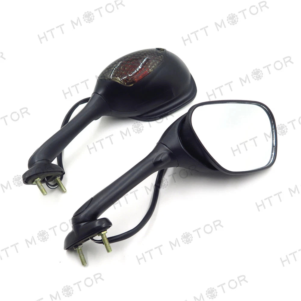 Turn Signal Side View Race Mirrors for Suzuki GSXR 600 (2006–2015)