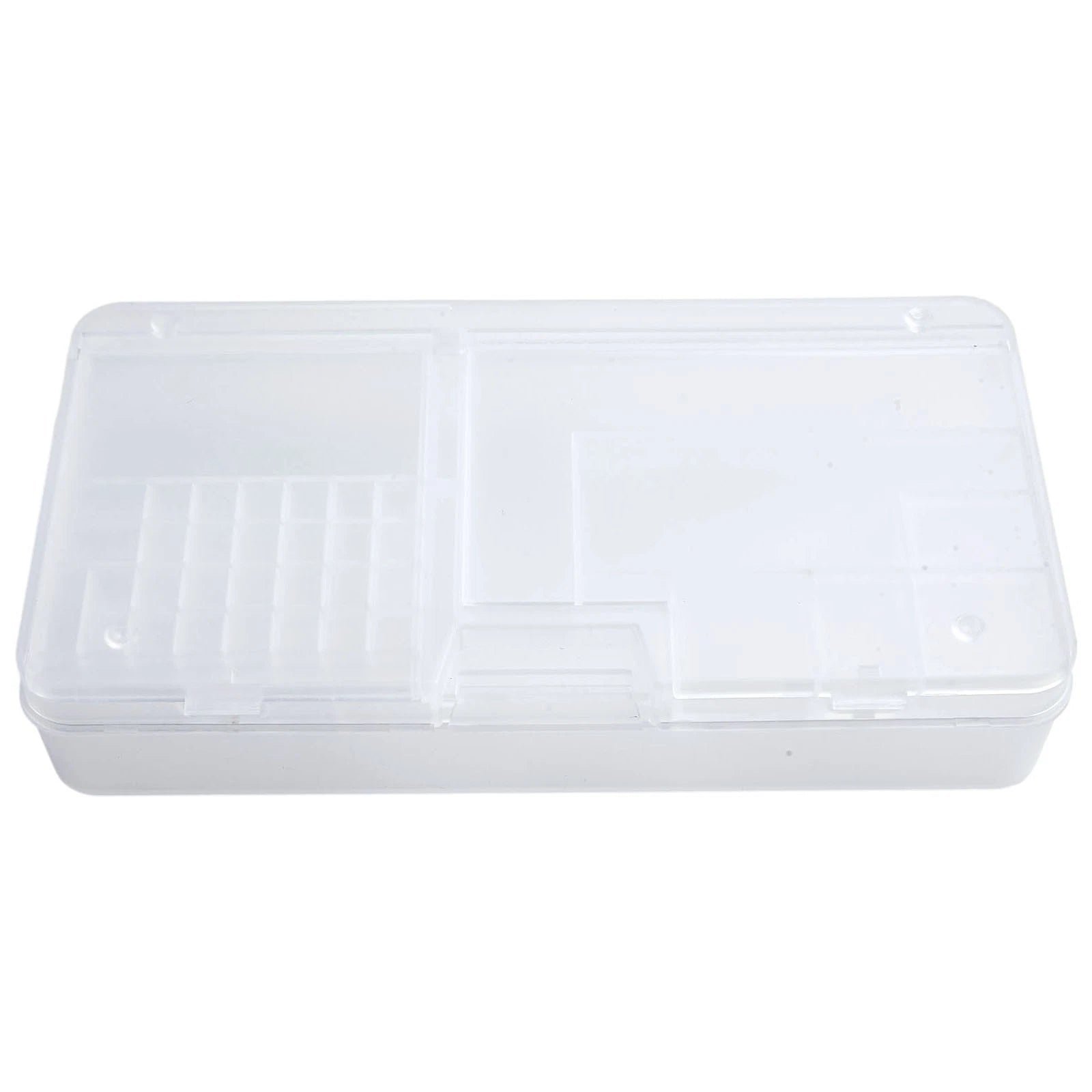 2X Transparent Jewelry Bead Storage Boxes Clear Organizer Container