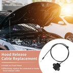 Hood Latch Release Cable 912-076 for Chrysler Town & Country, Dodge Caravan 