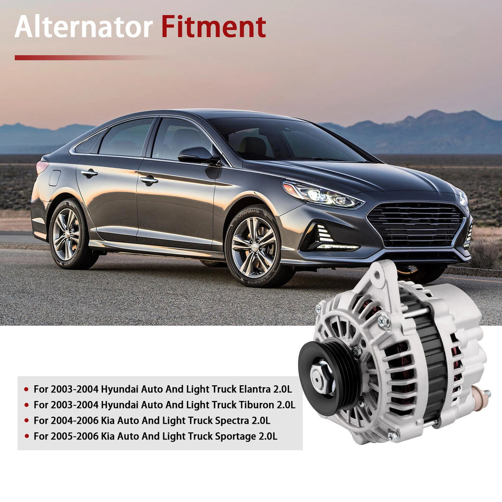 Alternator for Elantra Tiburon 2.0L (2003-2004)