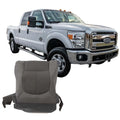Front Driver Bottom Seat Cover Cloth Gray for Ford F250 F350 F450 F550 (2011–2016)