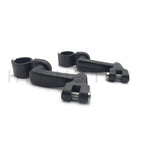Gear Skull Arched Footpeg Mounting Kit for Motorcycle (Chrome, Black)