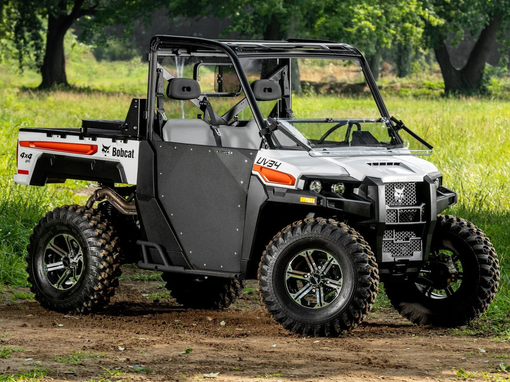 Scratch Resistant Flip Down Windshield for Bobcat UV34 (2018–2023)