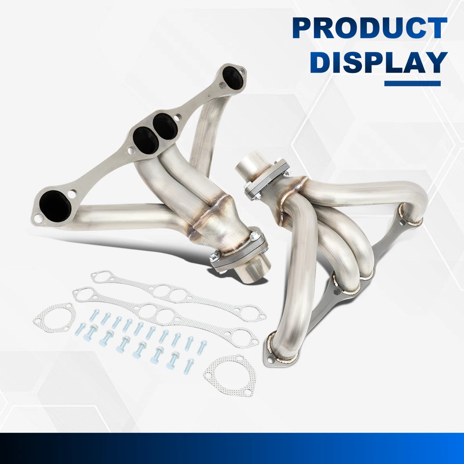 Exhaust Header for Street Rod SBC Small Block V8 (1923–1949) 304 Stainless Steel