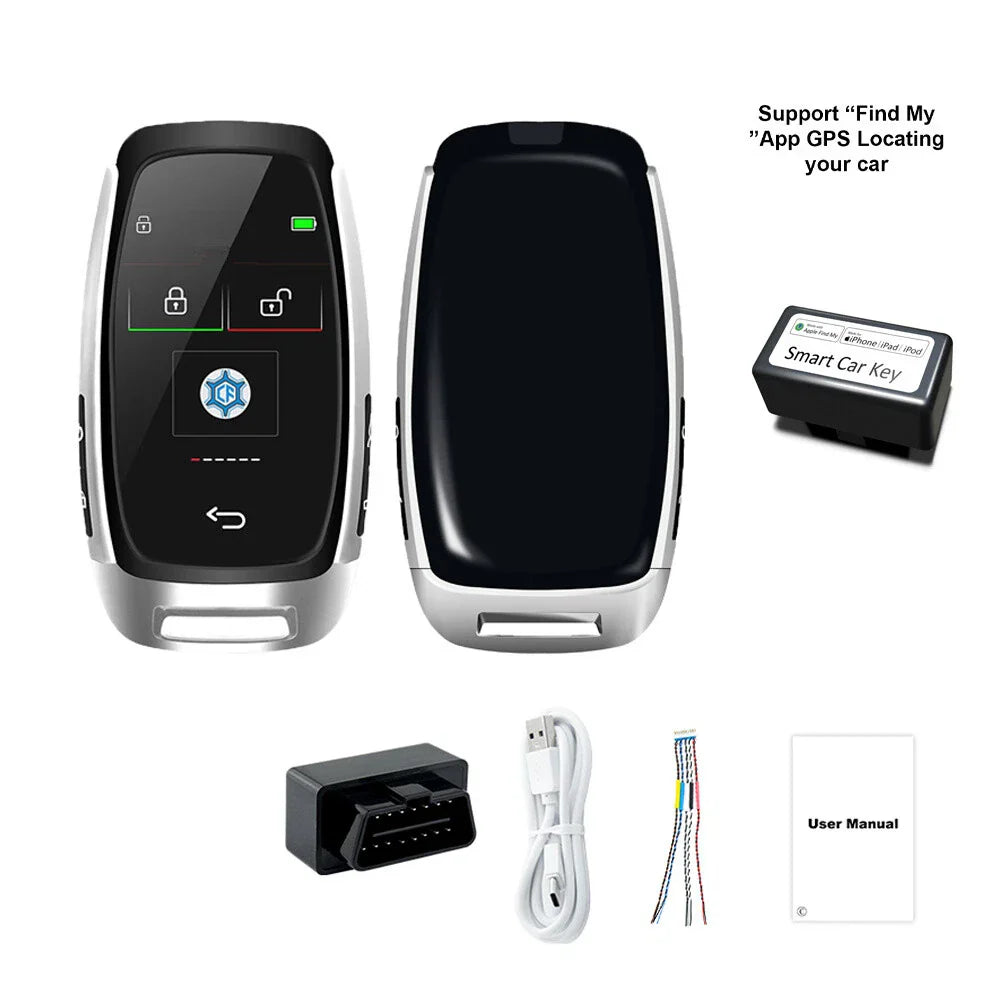 Universal LCD Remote Key Kit for Car One-Key Engine Start
