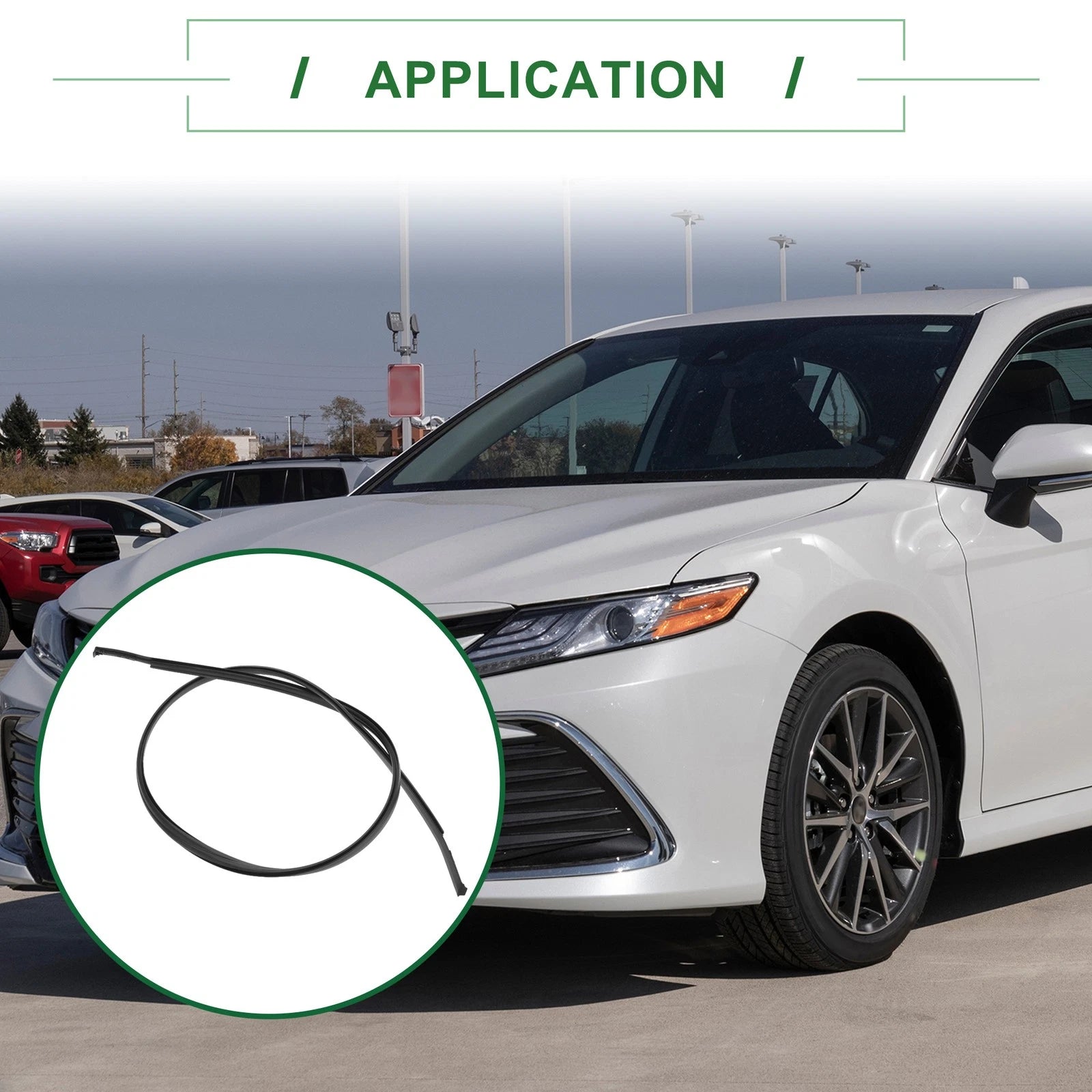 Right Side Roof Sealing Strip Sunroof Trim No. 7555506130 for Toyota Camry (2018–2022)