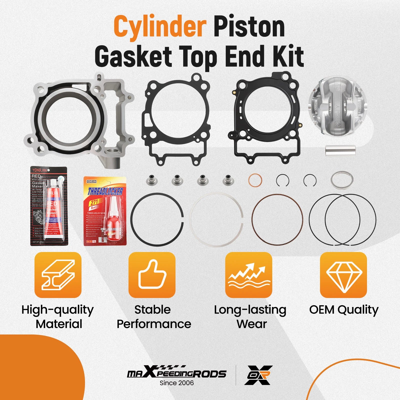 Top End Rebuild Kit for Polaris Ranger 570 (2015-2023)