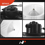 2X Front HVAC Blower Motor & Resistor Kit for Nissan Sentra (2000–2022)