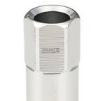 20x Open End M12x1.25 60mm Tall Silver Hexagon Lug Nuts + Adapter