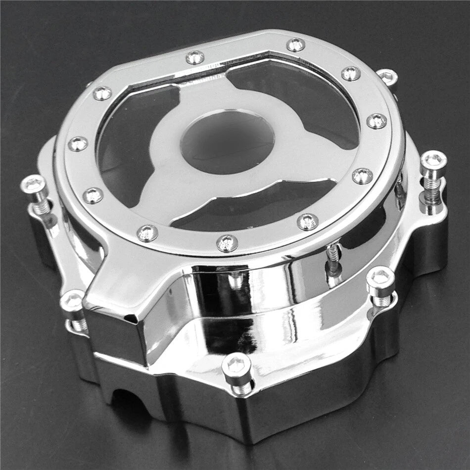 Chrome Left Engine Stator Cover for Suzuki GSXR 400 600 750 1000