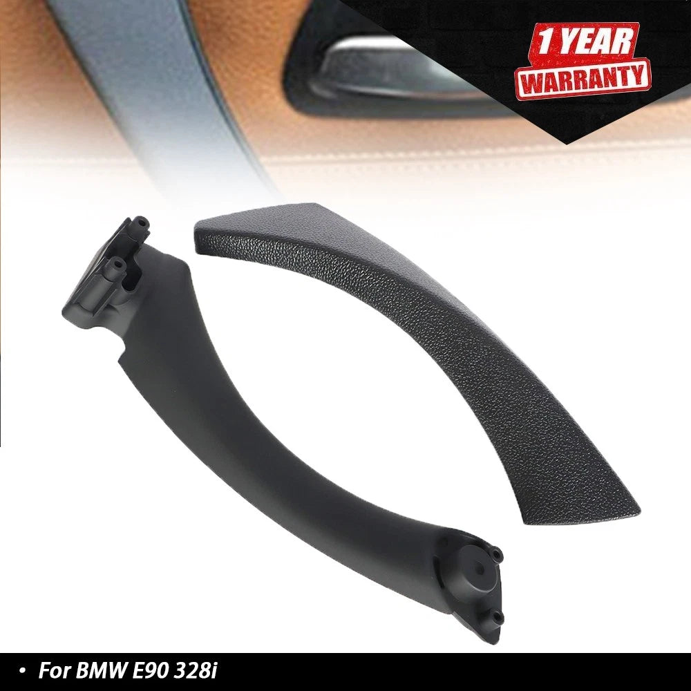 Inner Door Panel Handle Trim Cover for BMW E90 328i (2007–2013) Black