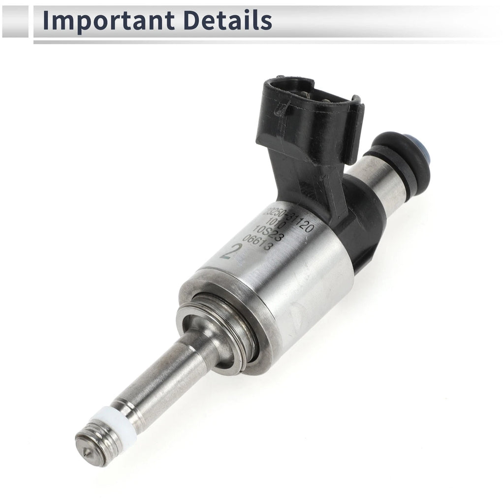 Fuel Injector for Lexus IS300H (2014–2015) 2ARFSE 1Pc Black Silver Tone