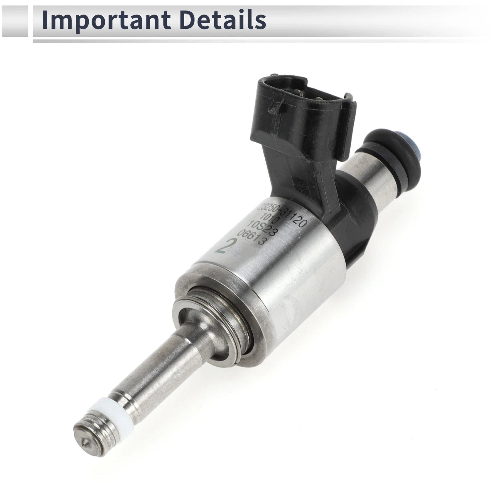 Fuel Injector for Lexus IS300H (2014–2015) 2ARFSE 1Pc Black Silver Tone