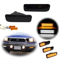 Smoked Lens LED Amber White Signal Parking Lights for Toyota Tacoma (1995–2000)