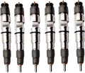6X Fuel Injector 0445120180 0445120143 for Navistar 13.0L G13 (2008–2009)