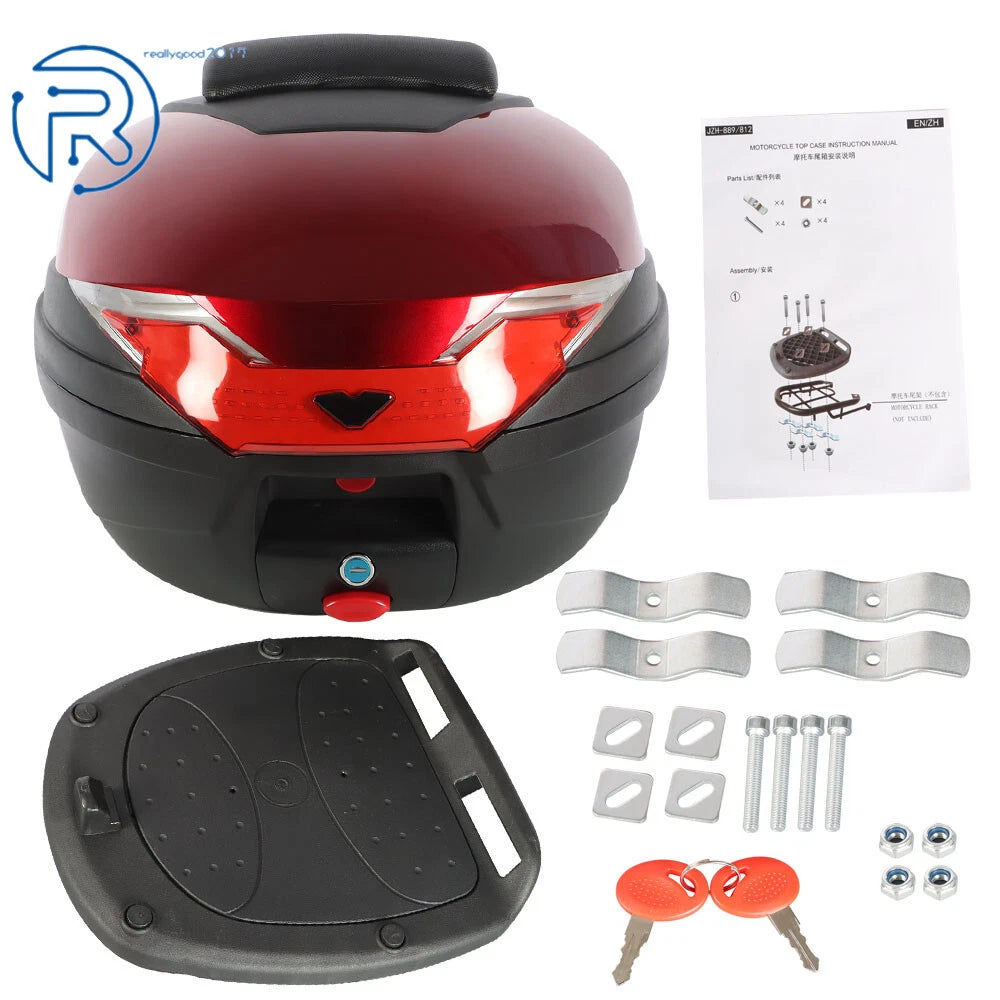 32L Motorcycle Tour Tail Box for Scooter (Fits )