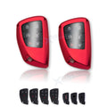 2-Pack Red Soft TPU Key Fob Protector Case for Chevrolet (2015–2025)