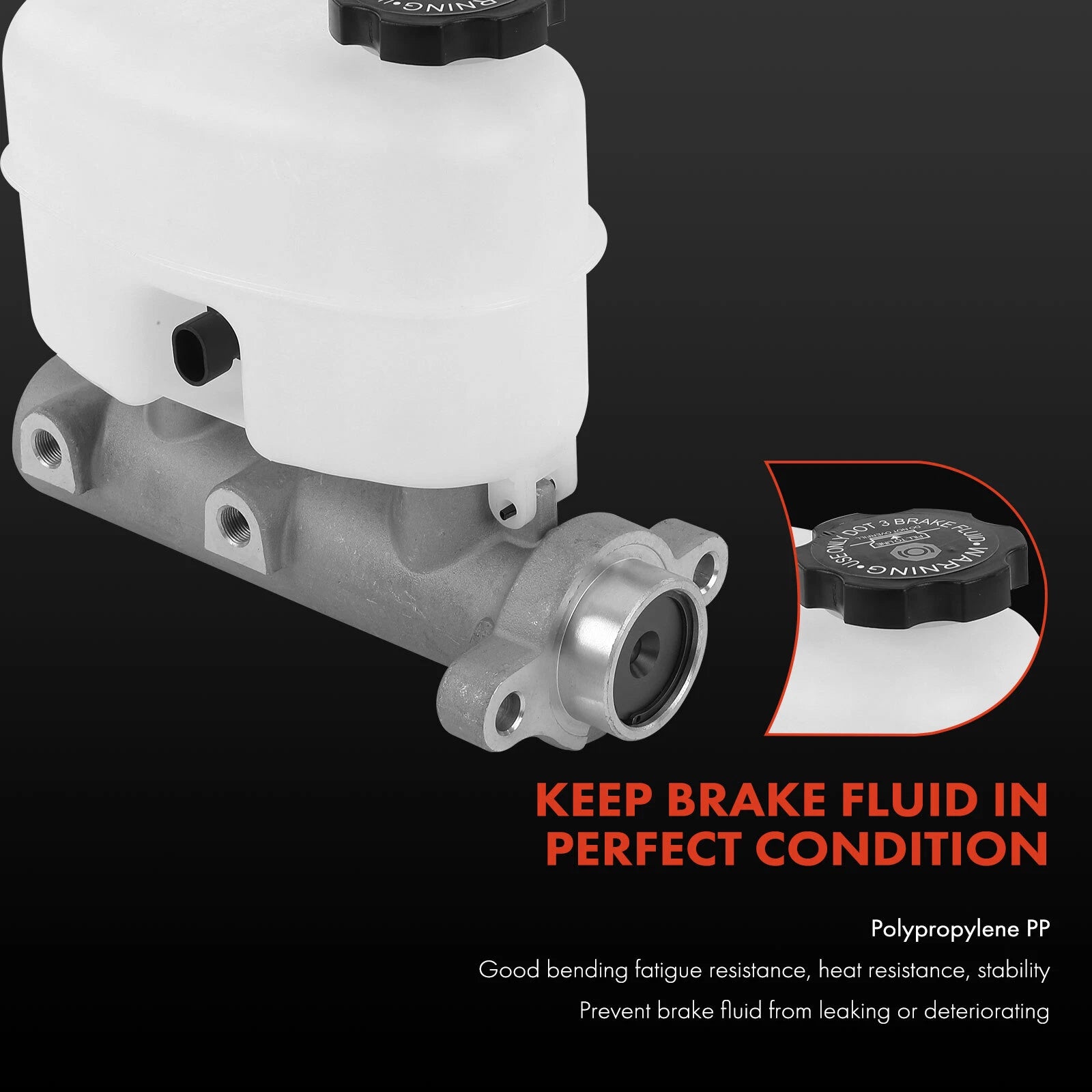 Brake Master Cylinder for GMC Sierra 2500 3500 HD Chevy Silverado 2500 3500 HD (2001–2019)