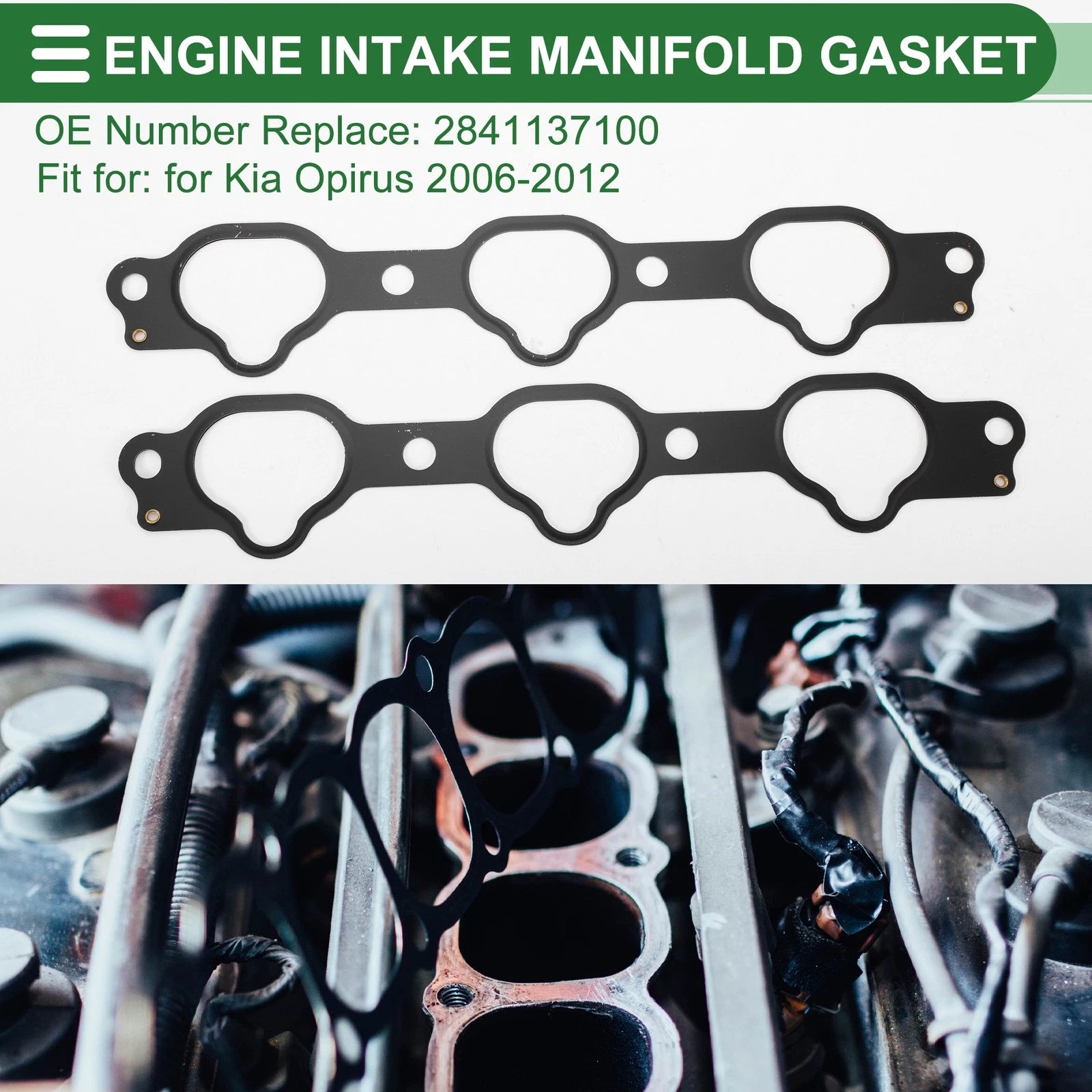 Engine Intake Manifold Gasket for Kia Opirus (2006–2012) No. 2841137100