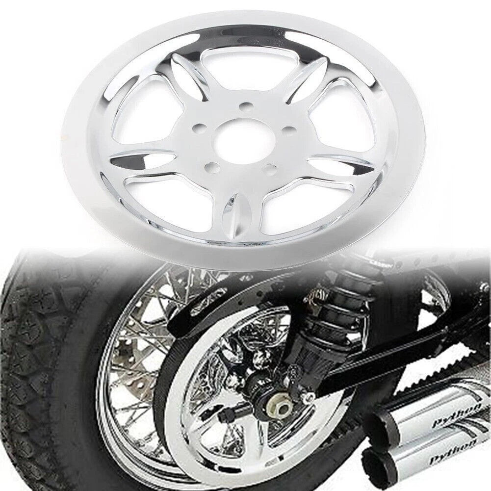 Replacement Rear Pulley Cover for Harley Sportster XL883 1200 (2004–2023) Chrome
