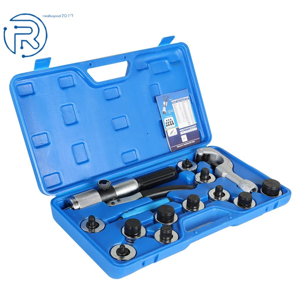 Hydraulic Swaging Tool Kit for HVAC Copper Tubing (3/8" to 1-5/8")