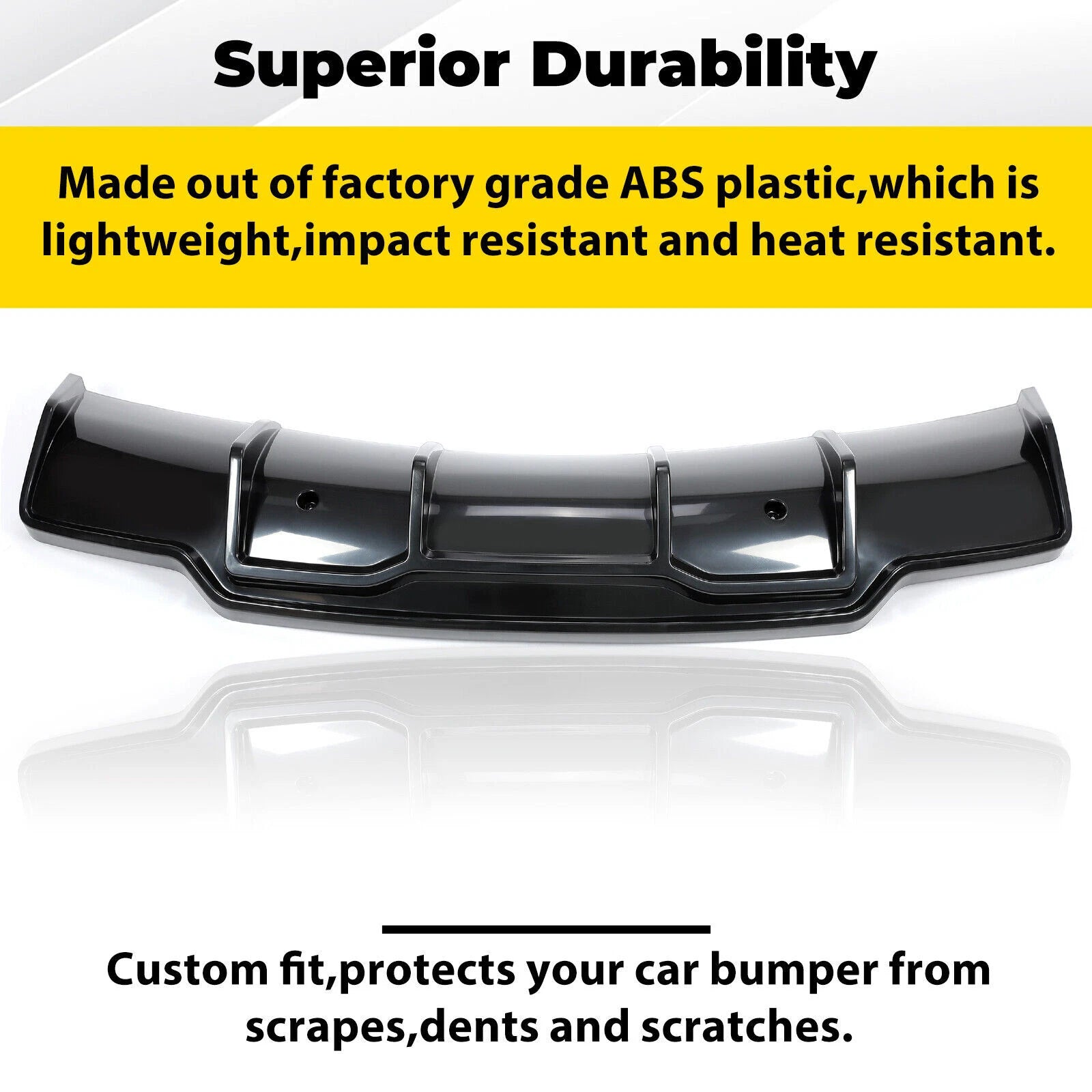 Rear Bumper Lip Diffuser Kit for Tesla Model 3 (2017–2023)