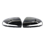 Pair Rearview Mirror Housing for Mercedes-Benz C E S CLS GLC Class (2015–2023) Gloss Black