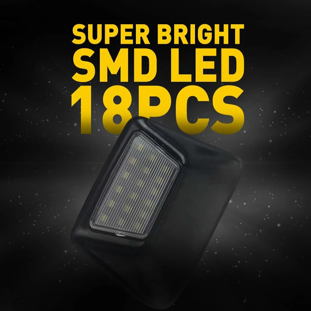 Set of 2 White SMD LED License Plate Lights for Chevy Colorado/GMC Canyon (2004–2012)