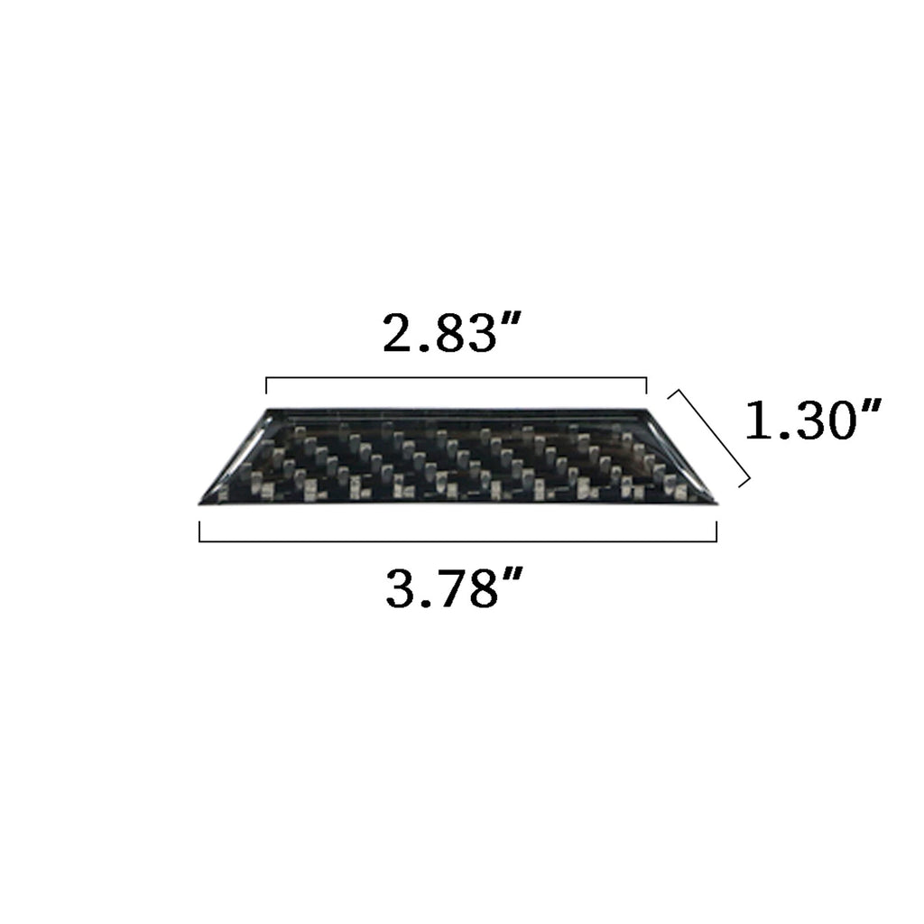 Carbon Fiber Inner Console Storage Box Trim for Honda Civic (2016-2021)