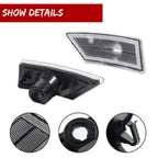Clear Lens Front Fender Side Marker Lights for Ford Ranger (2019–2021)