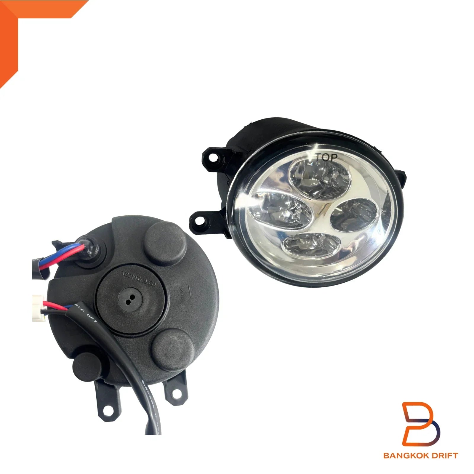 LED Fog Light Lamp Kit for Toyota Yaris Sedan (2007-2013)  Covers & Switch