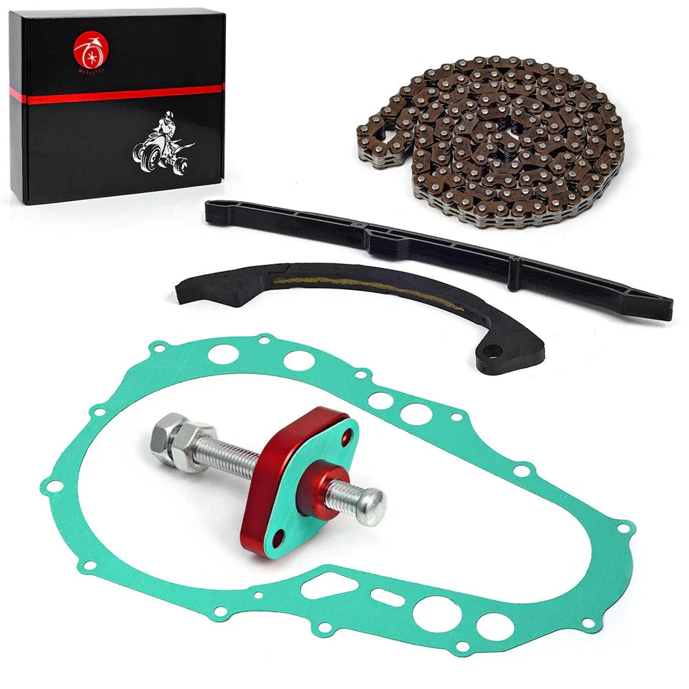 Cam Timing Chain Guides Tensioner & Cover Gasket for Suzuki LTZ400 (2003–2008)