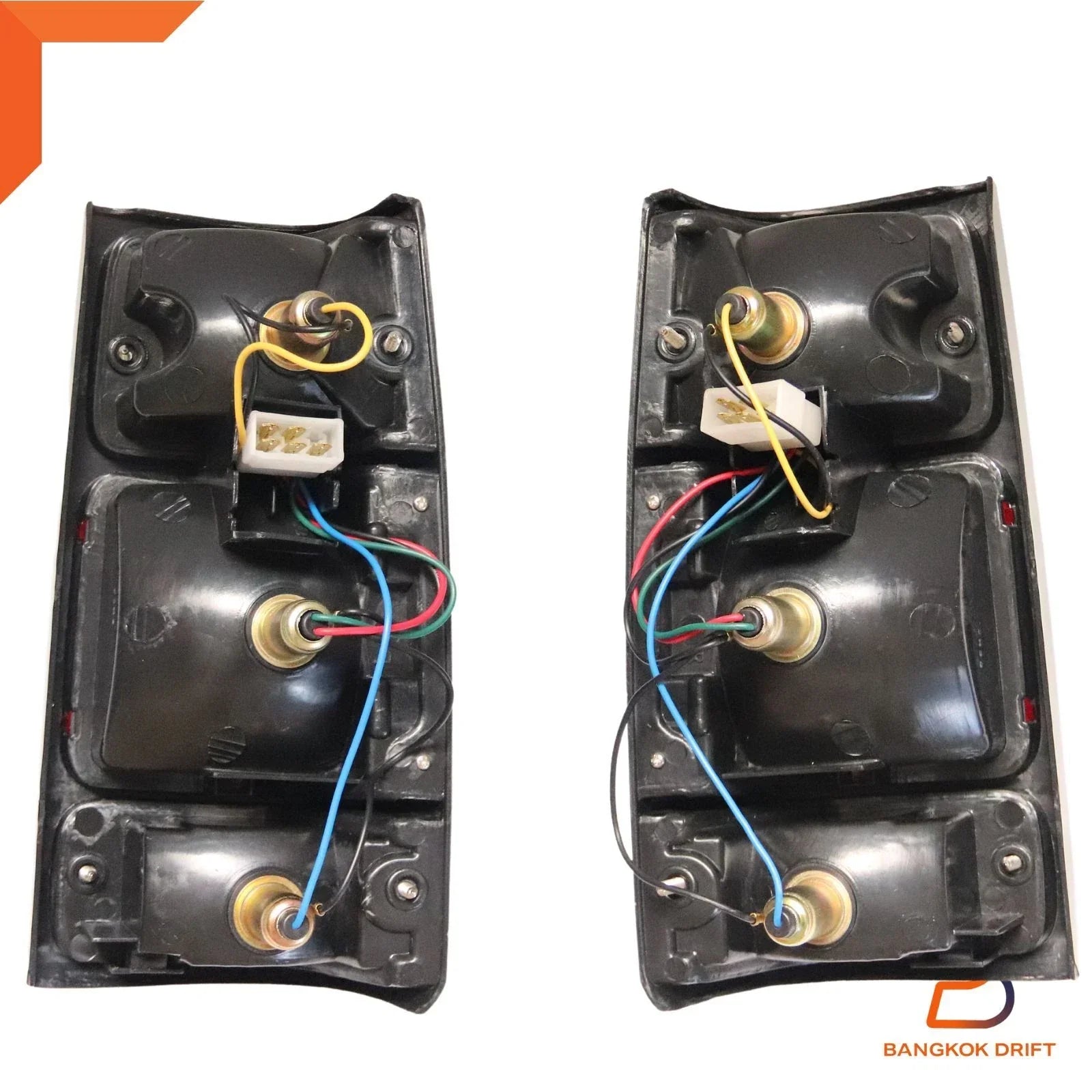 Tail Light Lamp Set Black Border for Holden Rodeo TF Isuzu TFR (88-97)