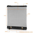 Aluminum 2-Row Cooling Radiator for Freightliner M2 106/Business Class M2 (2008–2013)