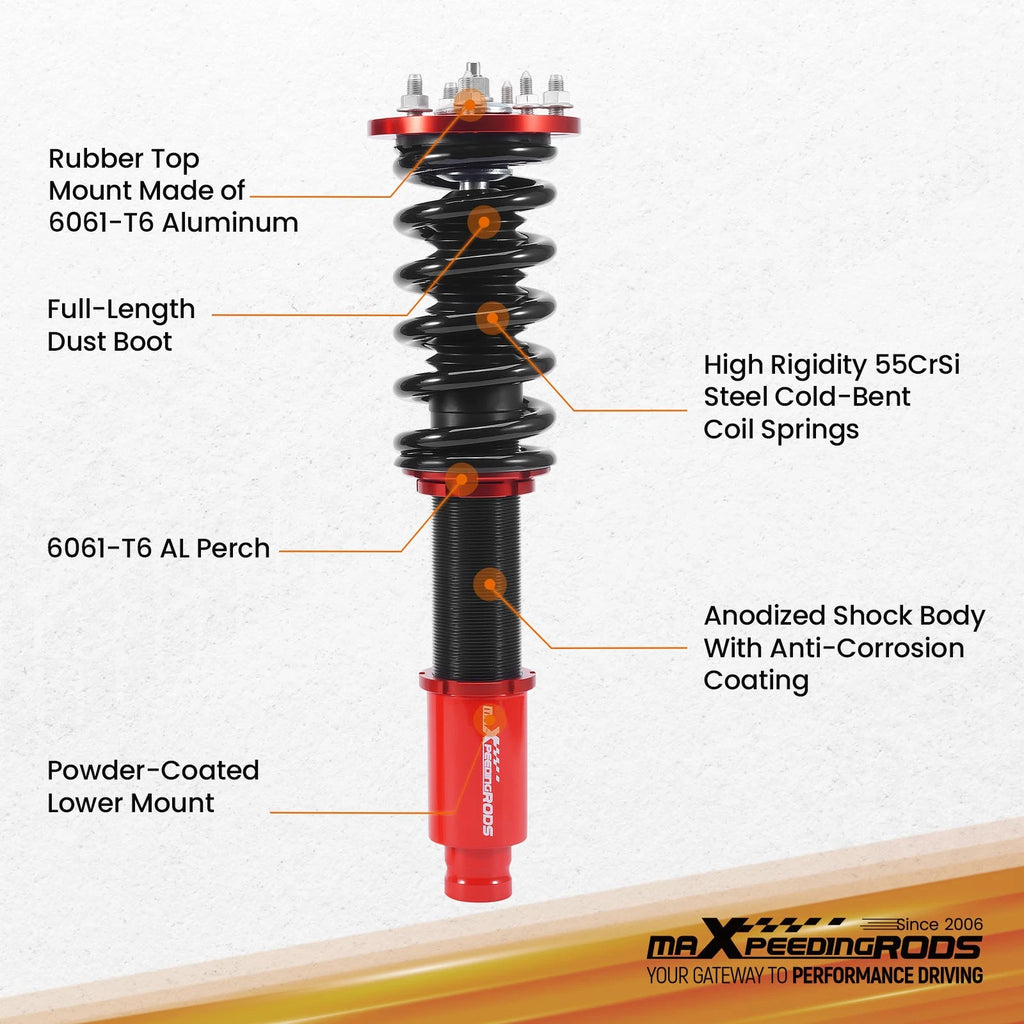 Coilover Shocks Springs Kit for Honda Accord (2008-2012)