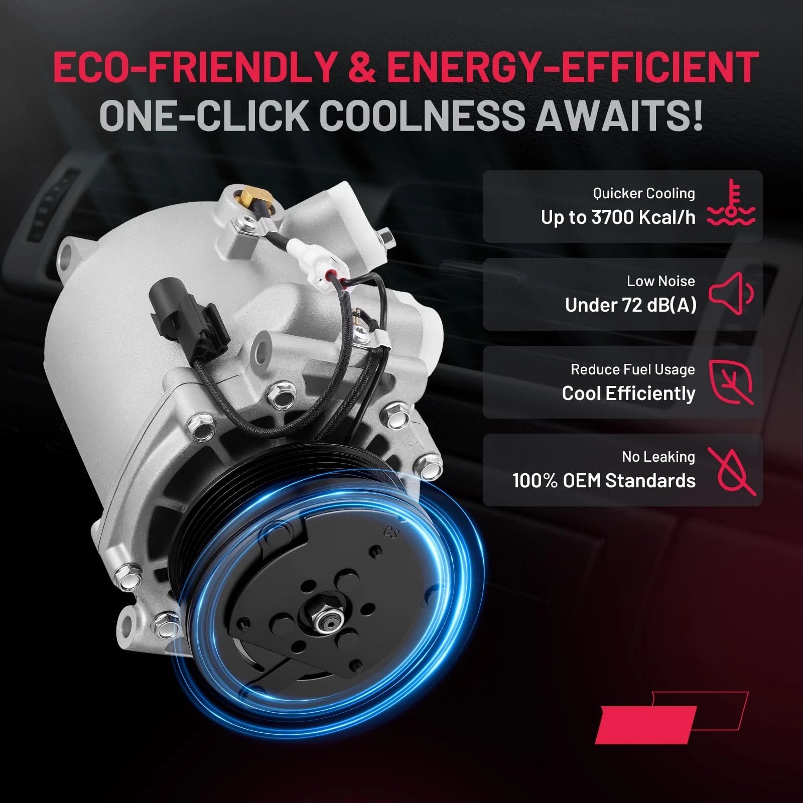 A/C Compressor for Mitsubishi Outlander (2007–2008) Lancer (2008–2009) 7813A328