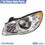 Front Left Clear Headlamp Assembly for Hyundai Elantra (2007-2010)