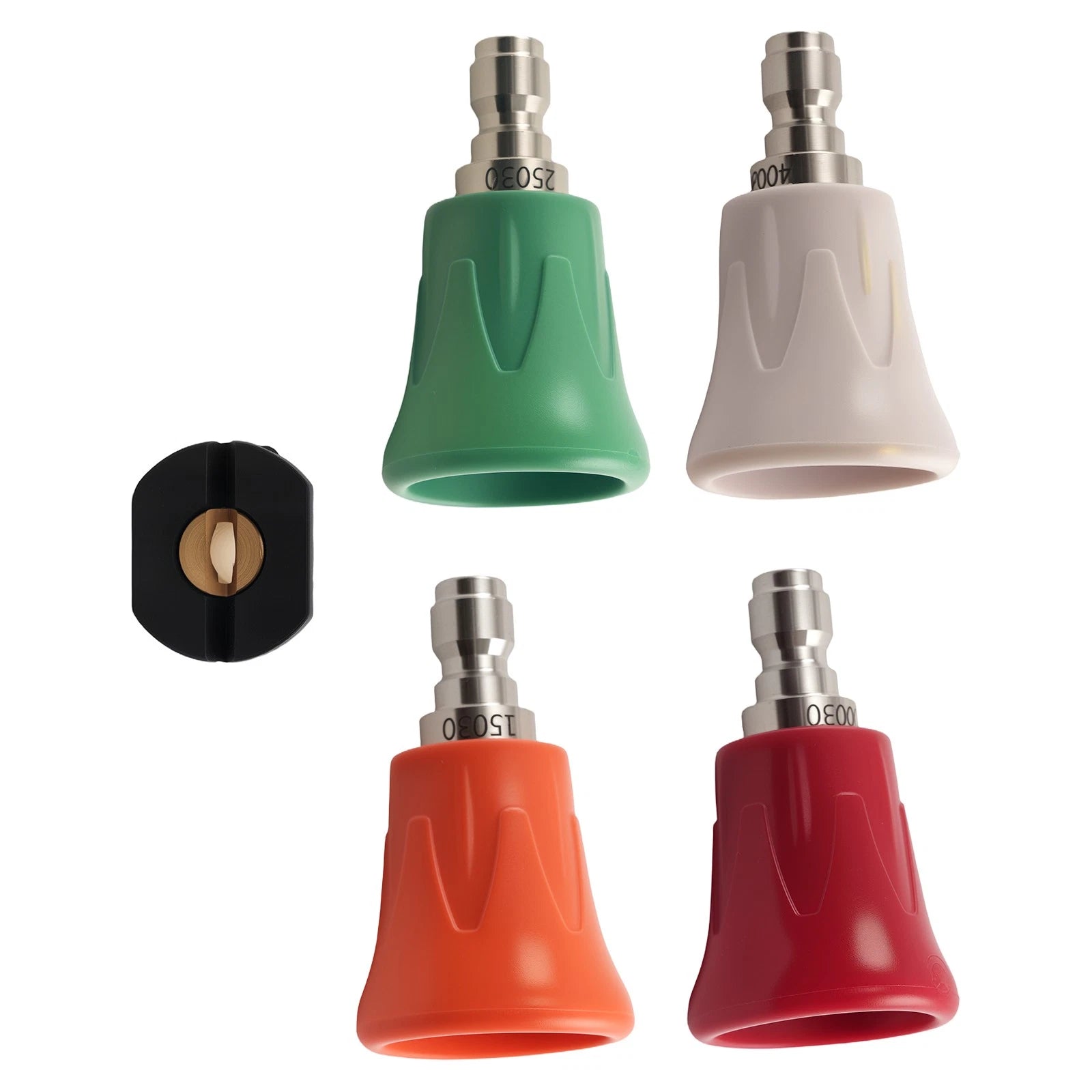 5pcs Pressure Washer Nozzle Tips Set Universal 1/4" QC Stainless