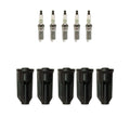 NGK 5 G-Power Platinum Spark Plugs & Denso Coil Boots Kit for Canyon Colorado (2004–2012)