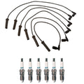 Denso 7mm Wire Set & 6 Iridium TT Spark Plugs Kit for Chevy GMC 4.3L V6
