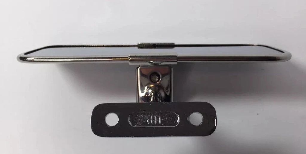 Universal Chrome Rear View Mirror Rectangular for Shelby Cobra Style