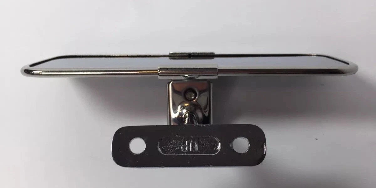 Universal Chrome Rear View Mirror Rectangular for Shelby Cobra Style