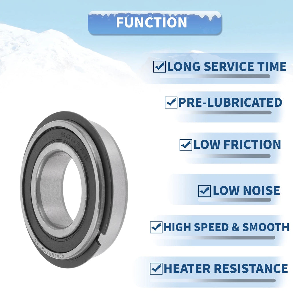 6005NR2RS Deep Groove Ball Bearing for Scooter Skateboard (25x47x12mm)
