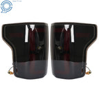 Set of 2 LED Tail Lights for Ford F150 (2015–2020) Black Housing Smoke Lens