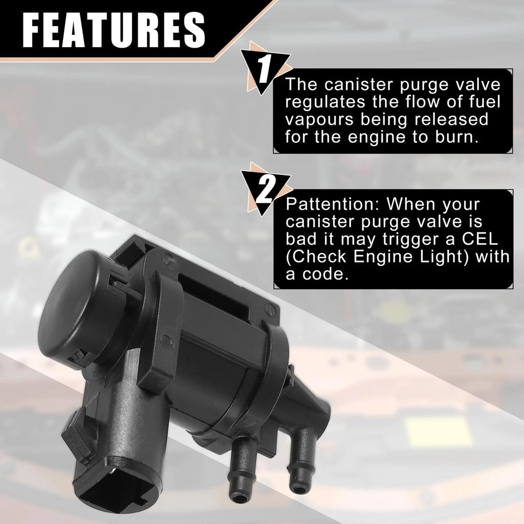 Vacuum Solenoid Purge Valve for Ford Expedition F150 Super Duty (2000–2006) 7L1Z-9H465-B